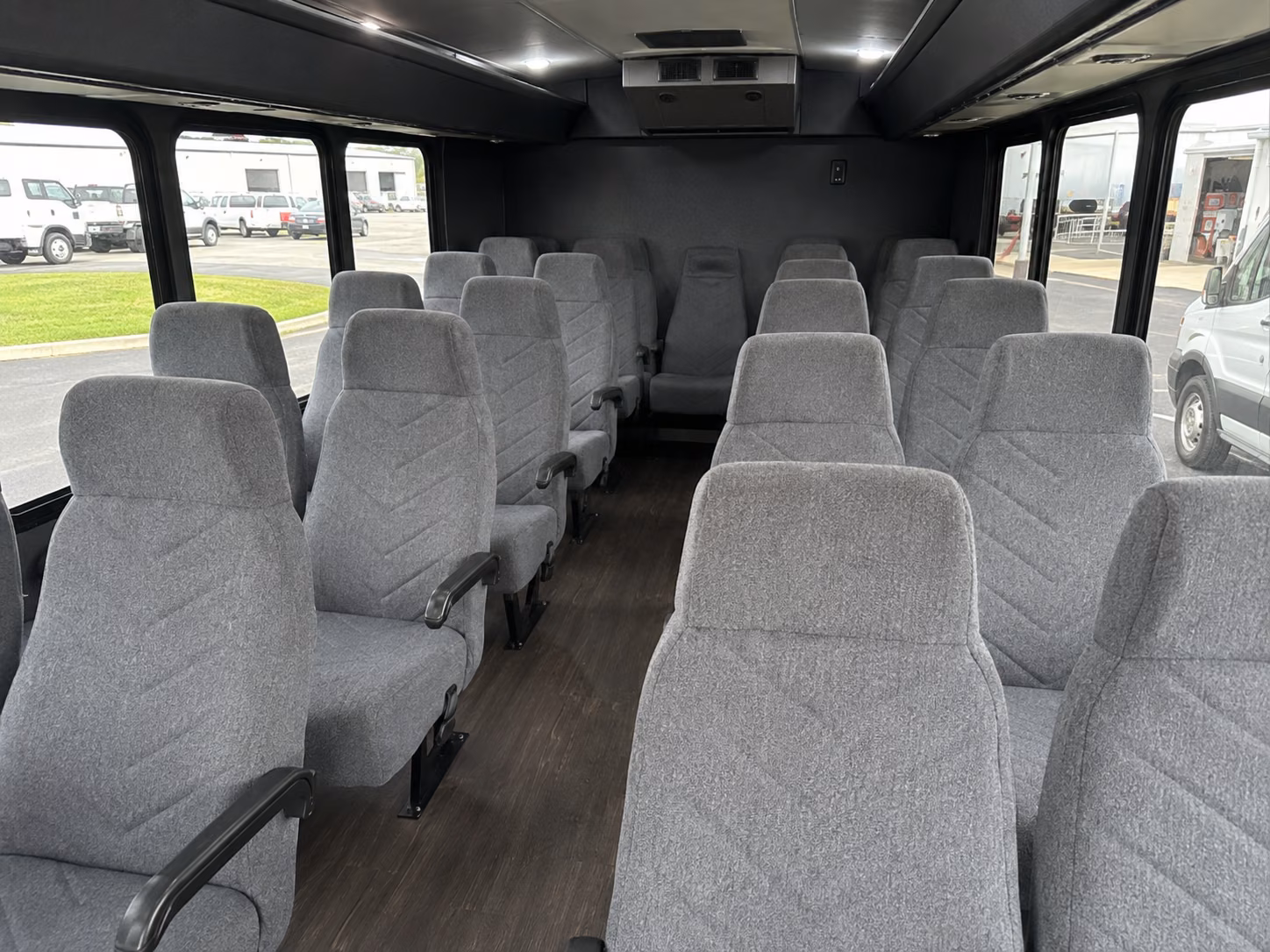 rocklin 18 passenger minibus interior