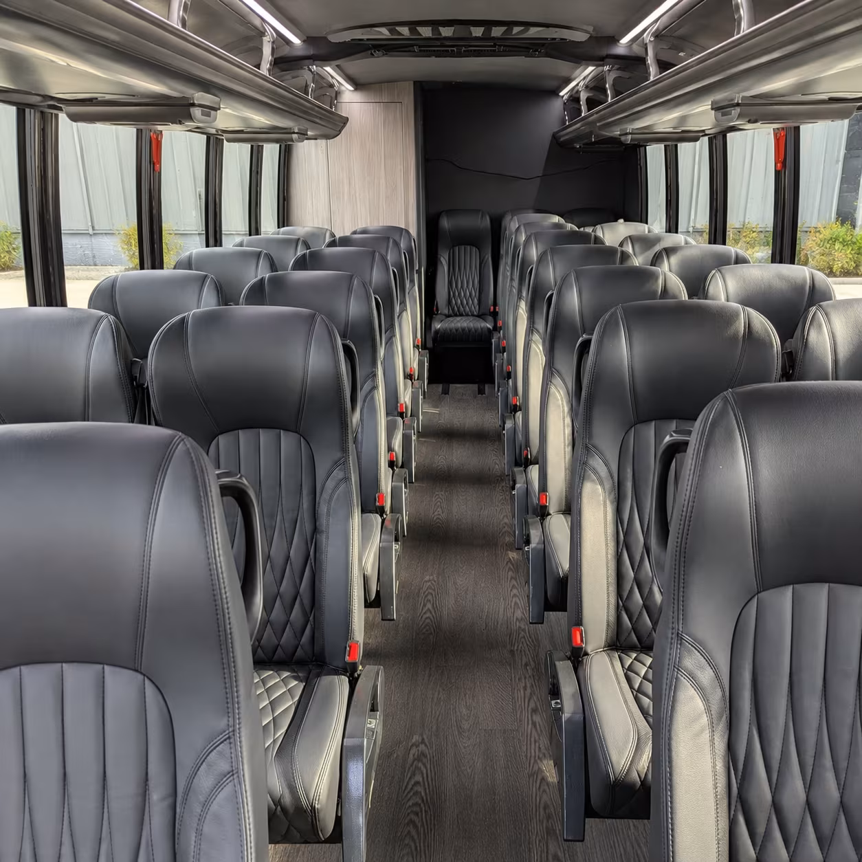 rocklin 25 passenger minibus interior