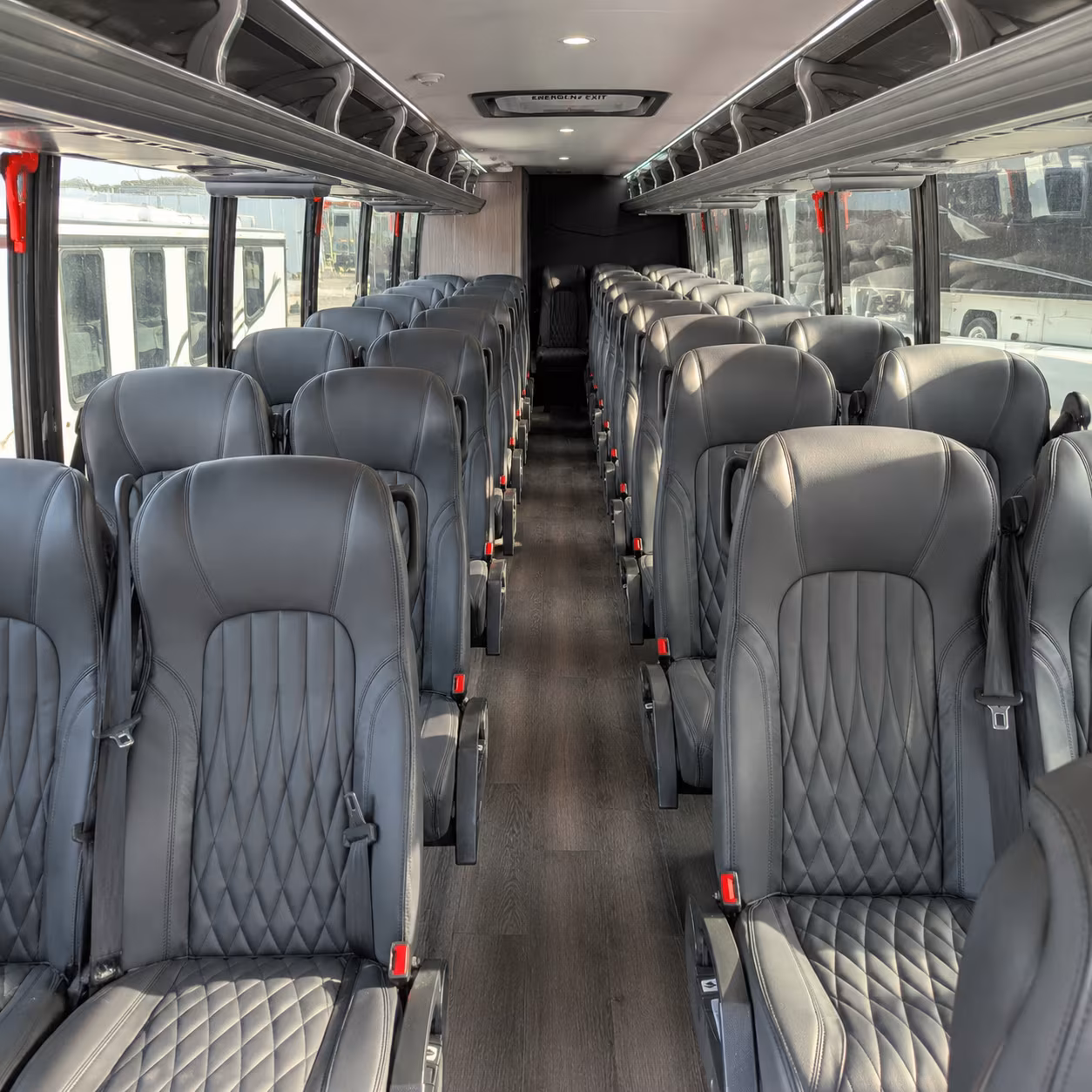rocklin 35 passenger minibus interior