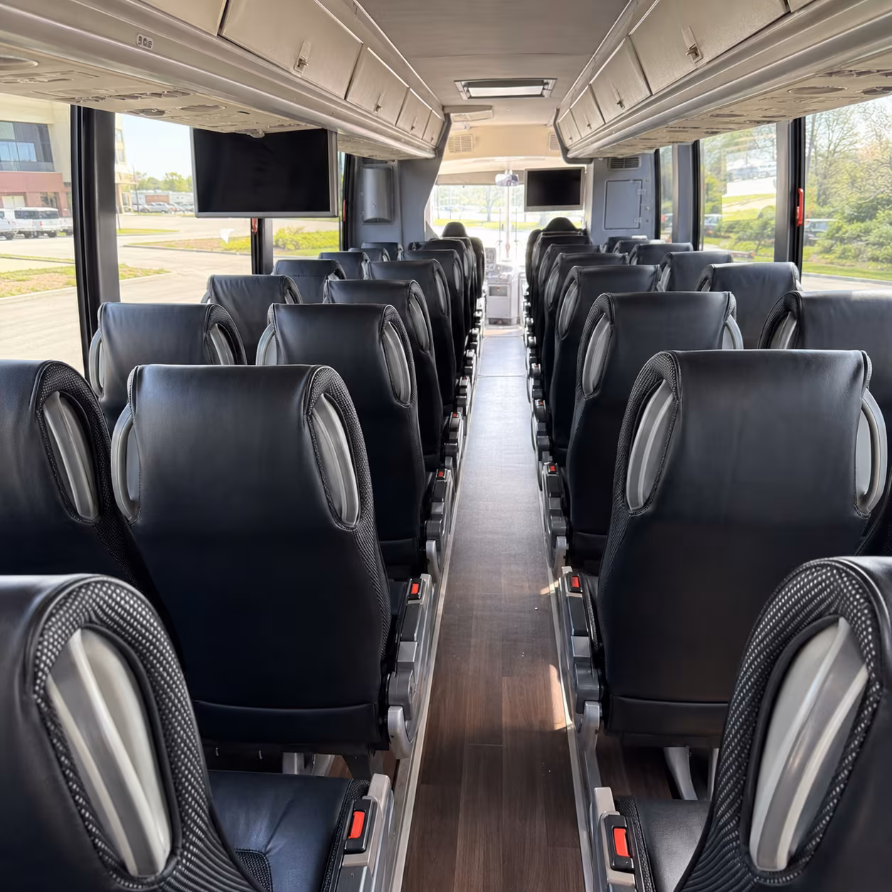 rocklin 56 passenger charter bus interior