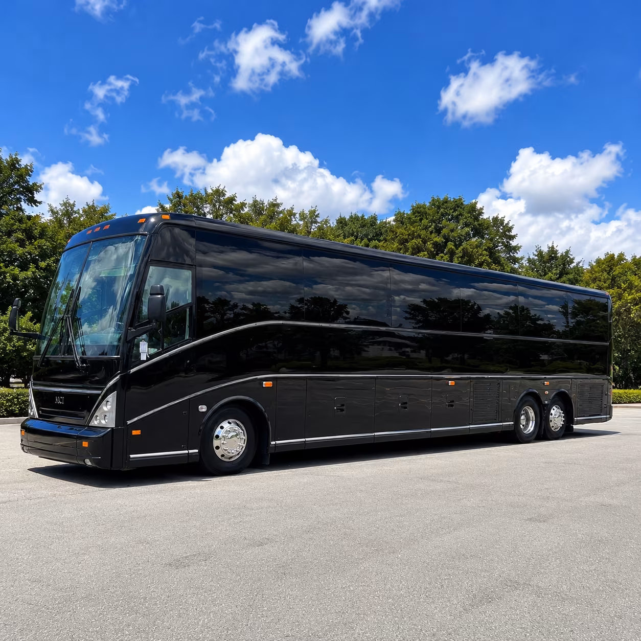rocklin 56 passenger charter bus