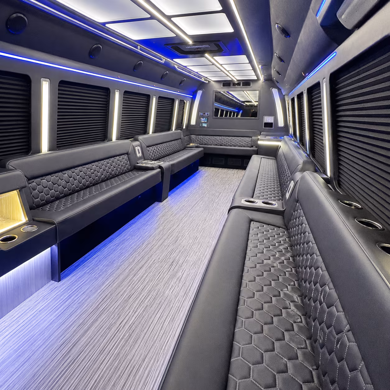 rocklin party bus inside