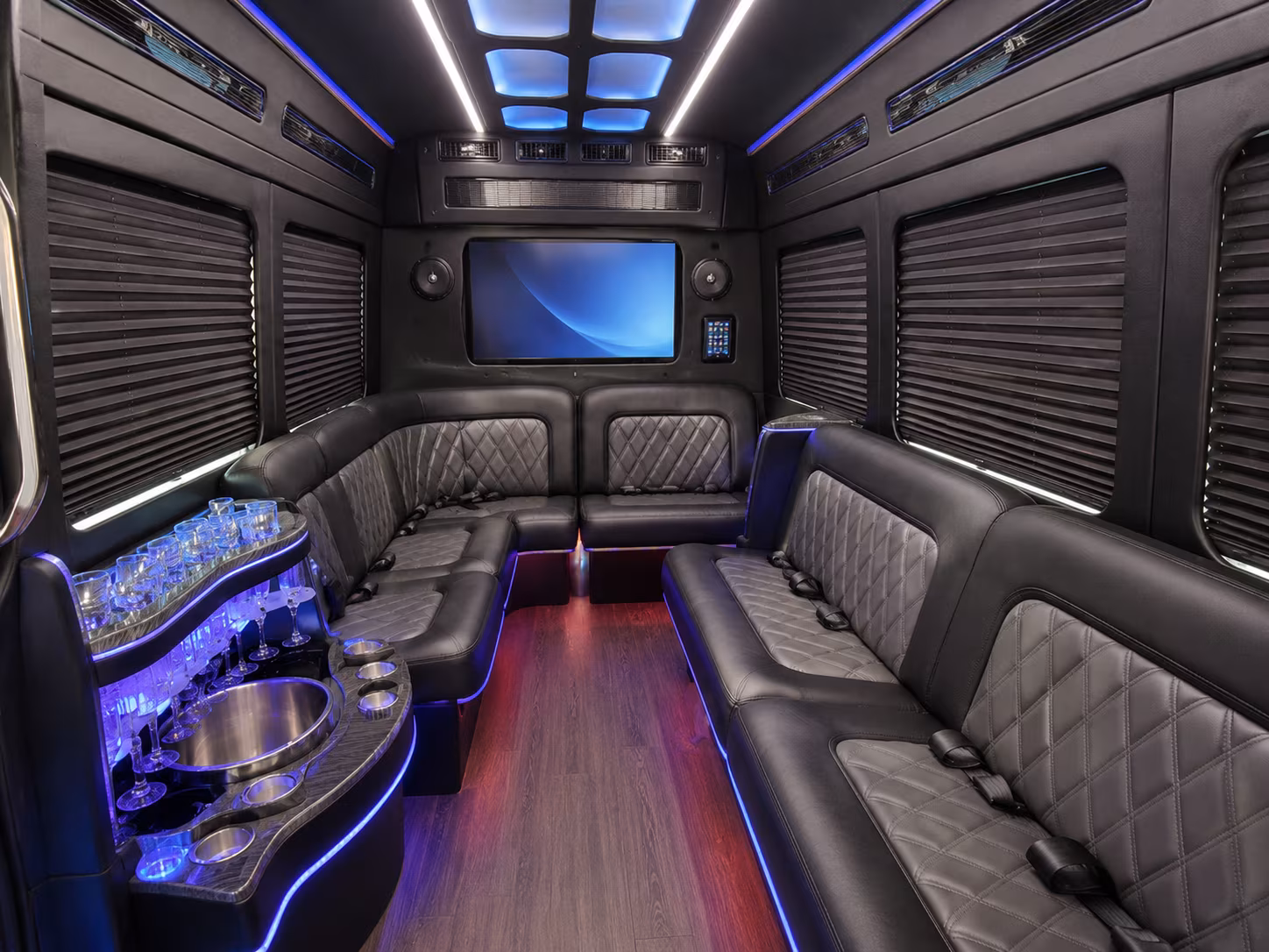 rocklin sprinter limousine inside