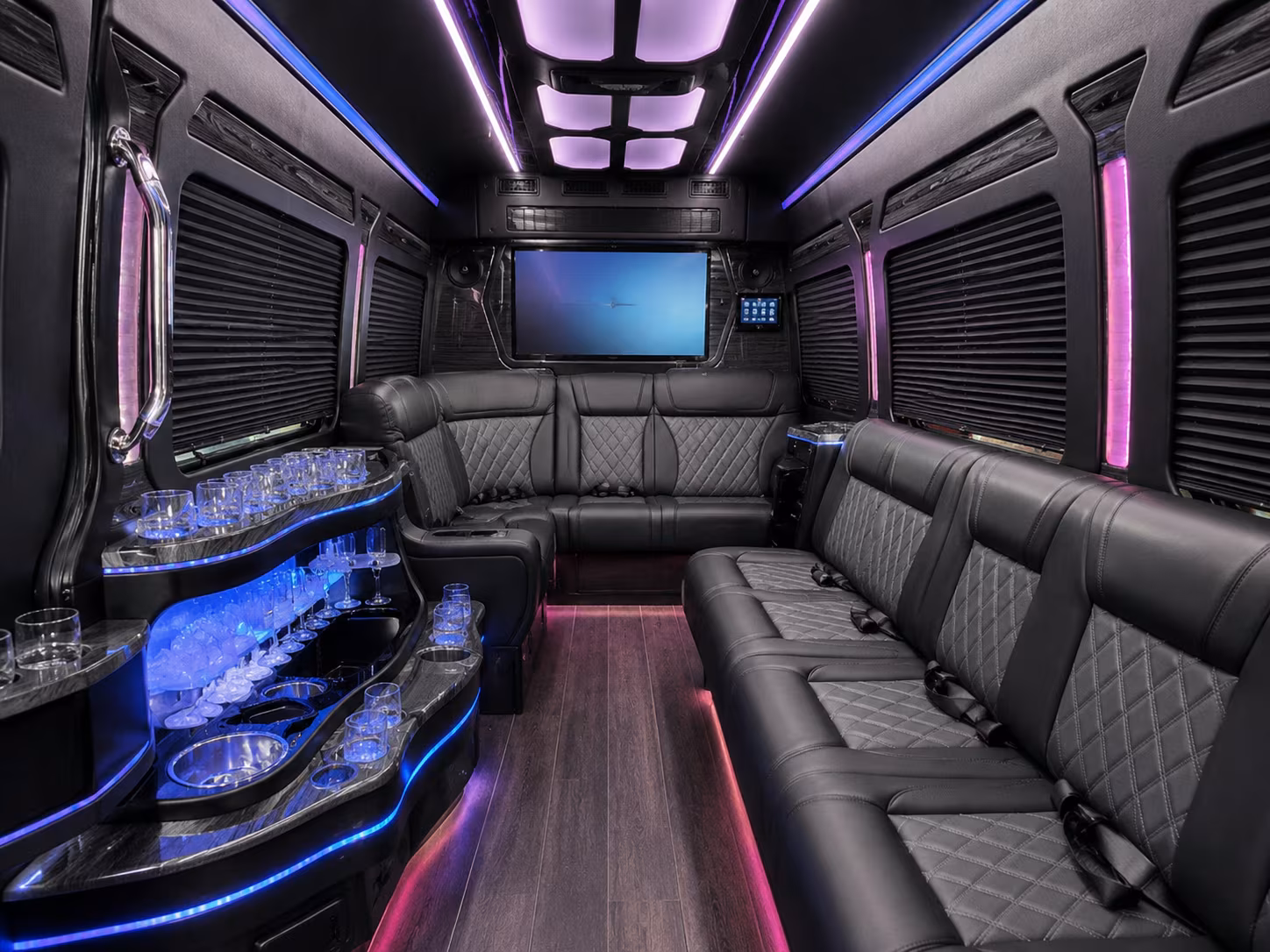 rocklin sprinter limousine interior