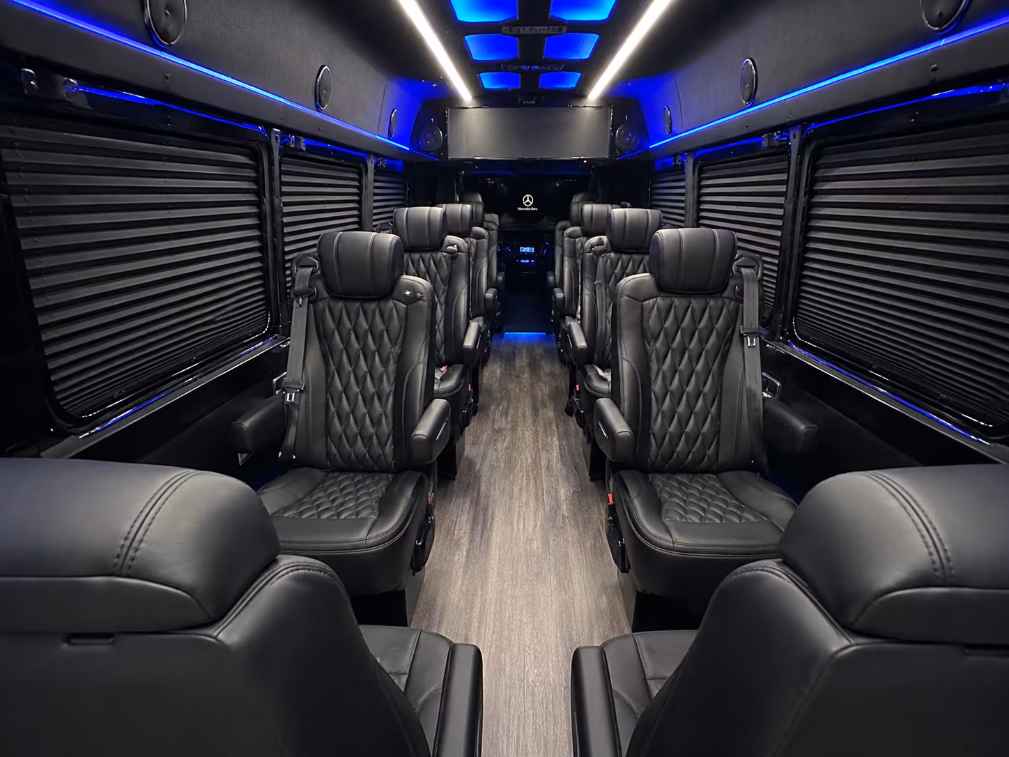 rocklin sprinter van with driver inside